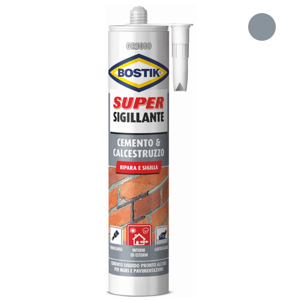 UHU Bostik Super Sigillante Cemento & Calcestruzzo Cartuccia ML300 - UHU BOSTIK